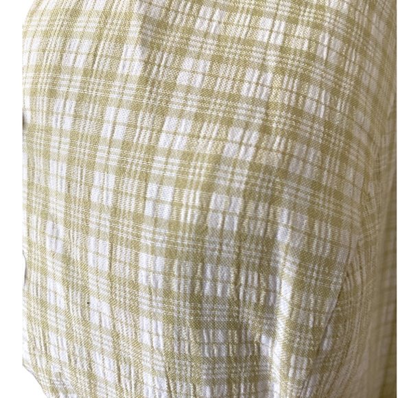 Zaga Collection Women's Long Maxi Herringbone Sleeveless Pleated Dress Size 9/10 - Picture 4 of 14